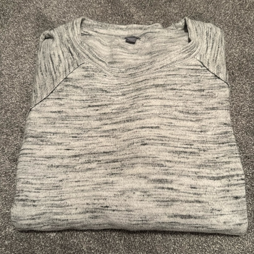 Aerie Gray Relaxed Long Sleeve Hoodie